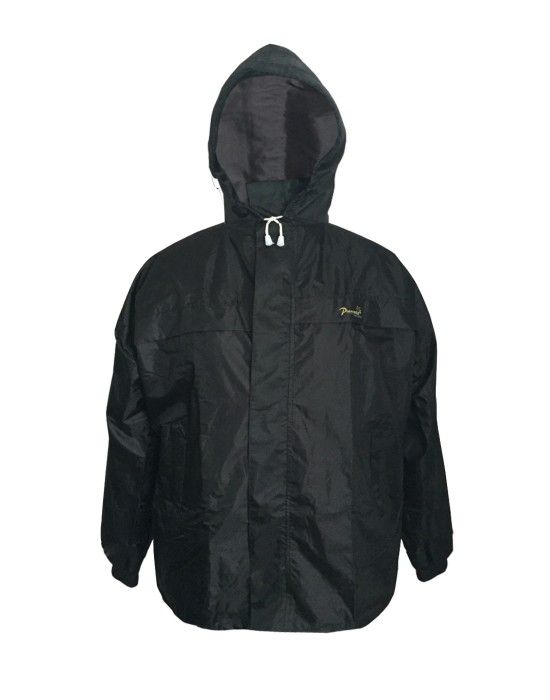 mens stellar raincoat set with carry bag black
